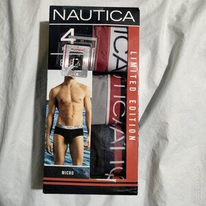 (3 Pack) NAUTICA Limited Edition Men Micro Briefs XL (40-42)  Tagless Classic Fi